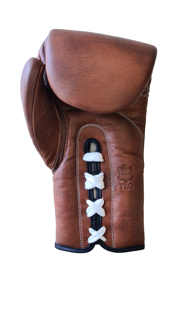 OLDSCHOOL Lace Up - Vintage Leather Boxing Gloves - Boxing 