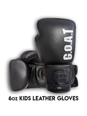 Kids Leather Boxing Gloves - 6oz