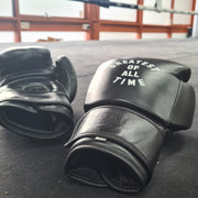 ICONIC -  Black Leather Boxing Gloves