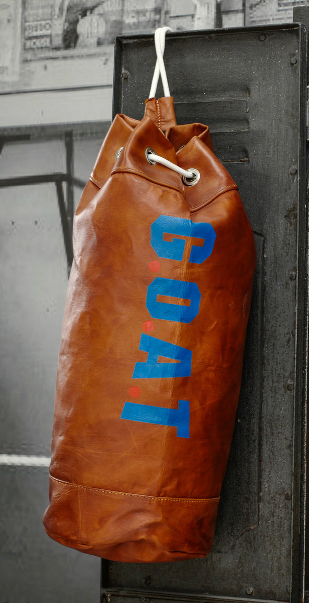 Vintage Leather Duffle Bag