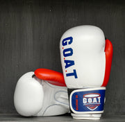 Red white and Blue -  Leather Boxing Gloves