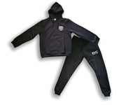 Black Classic Hoodie Tracksuit Set