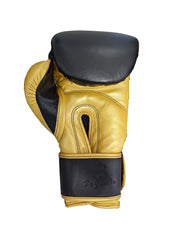 BLACK & GOLD V2 - Leather Boxing Gloves