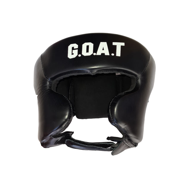 Black Pro Leather Headguard