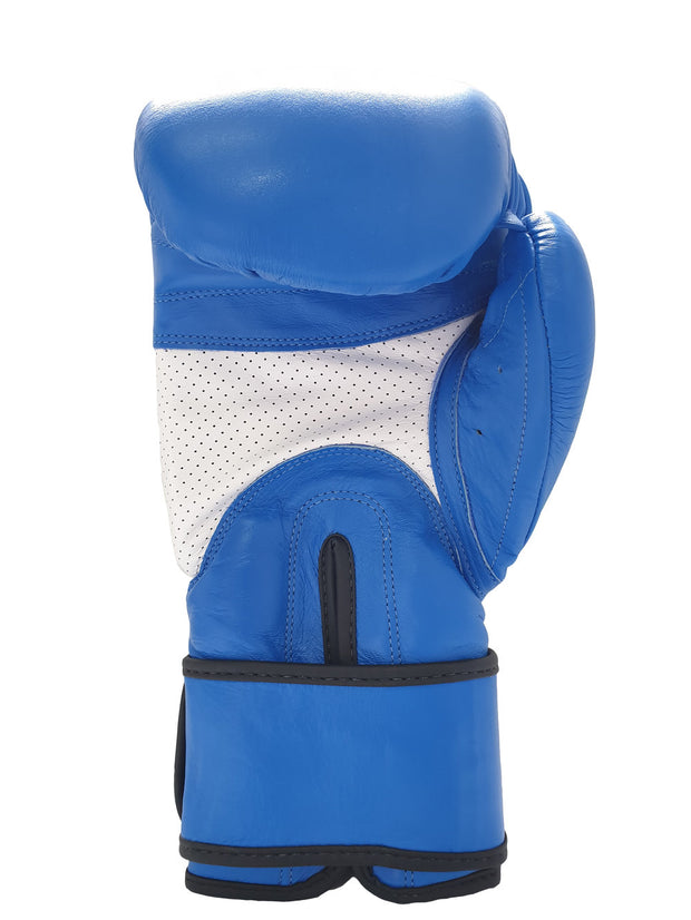 Classic Blue Full leather Boxing Gloves