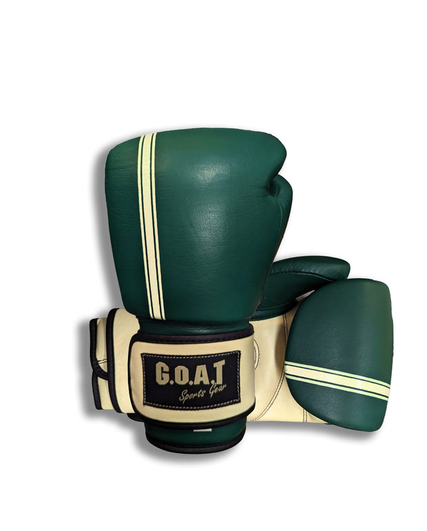 TRIUMPH - British Racing Green Leather Boxing Gloves