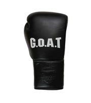 OLDSCHOOL Lace up - Black Full leather Boxing Gloves