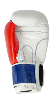 Red white and Blue -  Leather Boxing Gloves