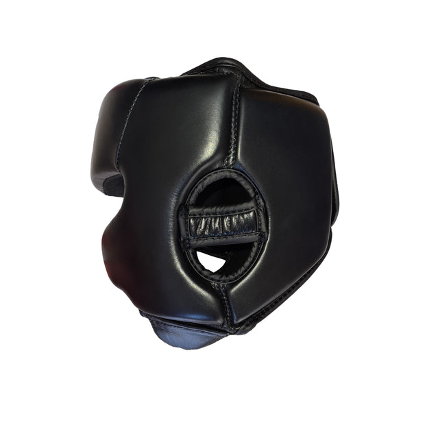 Black Pro Leather Headguard