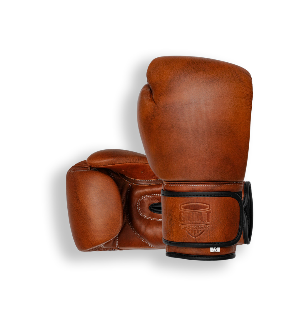 THROWBACK - Vintage Style Leather Boxing Gloves – G.O.A.T