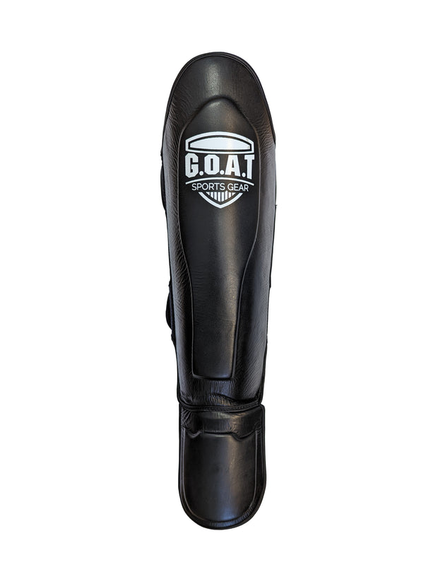 Leather Pro Shinguards - Classic Black